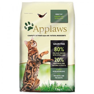 Applaws Dry Cat krmivo kura, jahňa 7,5 kg 2