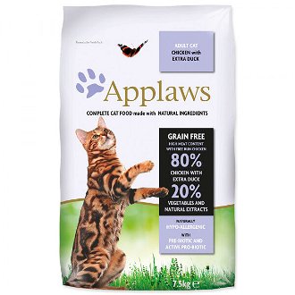 Applaws Dry Cat krmivo kura, kačka 7,5 kg