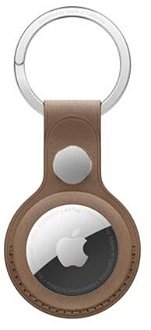 Puzdro na kľúče pre Apple AirTag FineWoven, tmavošedo-hnedá