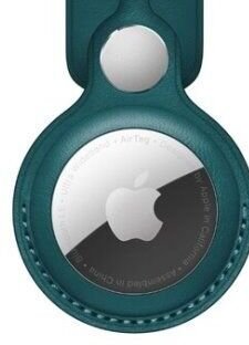 Apple AirTag Leather Loop, forest green 8