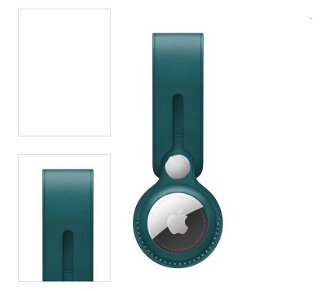 Apple AirTag Leather Loop, forest green 4