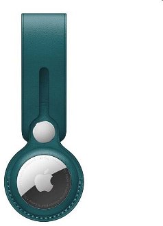 Apple AirTag Leather Loop, forest green 2