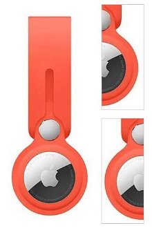 Puzdro s pútkom pre Apple AirTag, elektrická oranžová 3