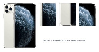 Apple iPhone 11 Pro Max, 256GB | Silver, Trieda C - použité, záruka 12 mesiacov 1