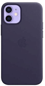 Apple iPhone 12 mini Leather Case with MagSafe, deep violet