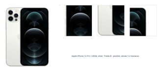 Apple iPhone 12 Pro, 128GB, strieborná, Trieda B - použité, záruka 12 mesiacov 1