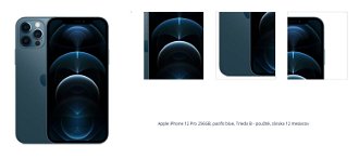 Apple iPhone 12 Pro, 256GB, tichomorská modrá, Trieda B - použité, záruka 12 mesiacov 1