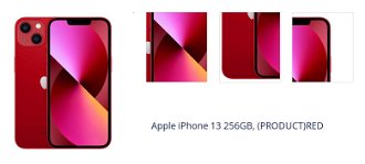Apple iPhone 13 256GB, (PRODUCT)červená 1