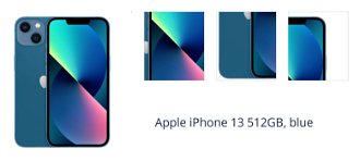 Apple iPhone 13 512GB, modrá 1
