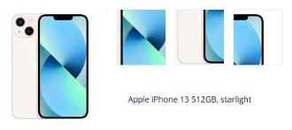 Apple iPhone 13 512GB, hviezdna biela 1