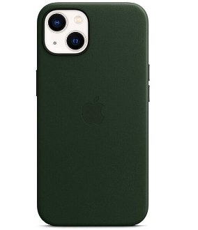 Kožený zadný kryt pre Apple iPhone 13 s MagSafe, sequoia zelená