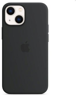 Silikónový zadný kryt pre Apple iPhone 13 mini s MagSafe, polnočná