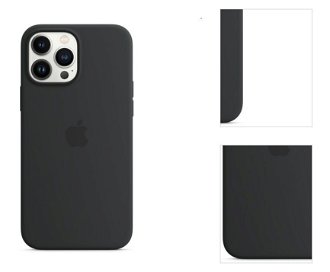 Apple iPhone 13 Pro Silicone Case with MagSafe, midnight 3