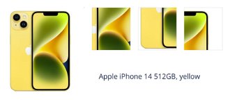 Apple iPhone 14 512GB, yellow 1