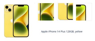 Apple iPhone 14 Plus 128GB, žltá 1