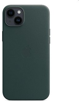 Apple iPhone 14 Plus Leather Case with MagSafe, forest green