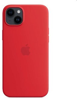Apple iPhone 14 Plus Silicone Case with MagSafe, (PRODUCT)RED