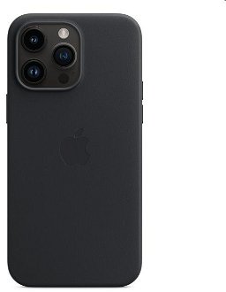 Kožený zadný kryt pre Apple iPhone 14 Pro Max s MagSafe, polnočná