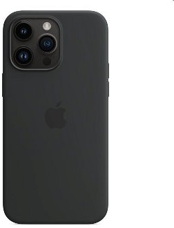 Silikónový zadný kryt pre Apple iPhone 14 Pro Max s MagSafe, polnočná