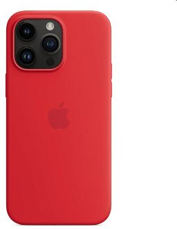 Apple iPhone 14 Pro Max Silicone Case with MagSafe, (PRODUCT)RED