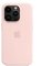 Apple iPhone 14 Pro Silicone Case with MagSafe, chalk pink