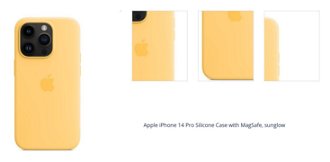 Apple iPhone 14 Pro Silicone Case with MagSafe, sunglow 1
