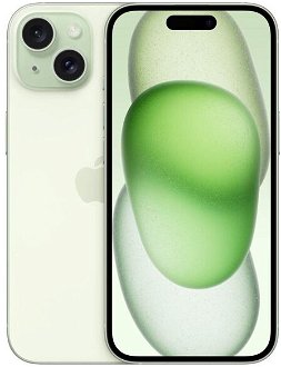 Apple iPhone 15, 128GB, green, Trieda A - použité, záruka 12 mesiacov