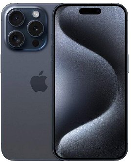Apple iPhone 15 Pro 256GB, titánová modrá