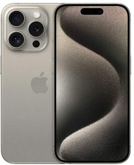 Apple iPhone 15 Pro 256GB, titánová prírodná