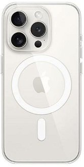 Zadný kryt pre Apple iPhone 15 Pro s MagSafe, transparentná