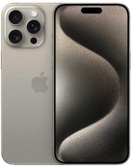 Apple iPhone 15 Pro Max 256GB, titánová prírodná