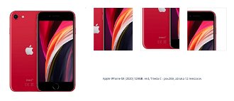 Apple iPhone SE (2020), 128GB, (PRODUCT)RED, Trieda C - použité, záruka 12 mesiacov 1
