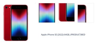 Apple iPhone SE (2022) 64GB, (PRODUCT)červená 1