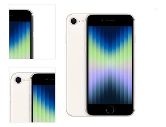 Apple iPhone SE (2022) 64GB, hviezdna biela 4