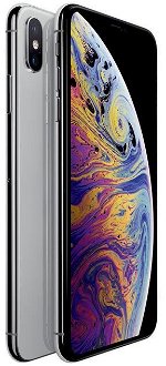 Apple iPhone XS Max, 64GB, strieborná, Trieda C - použité, záruka 12 mesiacov