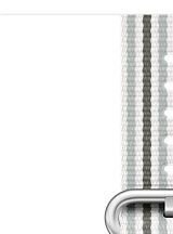 Apple Watch 38mm Gray Stripe Woven Nylon 6