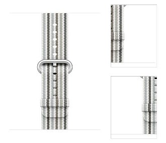 Apple Watch 38mm Gray Stripe Woven Nylon 3