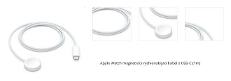 Apple Watch magnetický rýchlonabíjací kábel s USB-C, 1 m 1