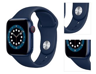 Apple Watch Series 6 GPS + Cellular, 40mm modrá , hliníkové puzdro so športovým remienkom ľadová modrá - štandardná veľkosť 3