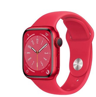 Apple Watch Series 8 GPS 41mm (PRODUCT) červená , hliníkové puzdro so športovým remienkom (PRODUCT) červená