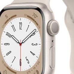 Apple Watch Series 8 GPS, 41mm, hviezdna biela, hliníkové puzdro, Trieda B - použité, záruka 12 mesiacov 5