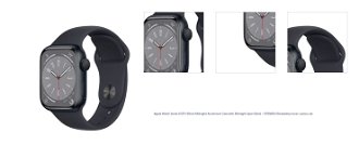 Apple Watch Series 8 GPS 45mm polnočná , hliníkové puzdro so športovým remienkom polnočná - OPENBOX (Rozbalený tovar s plnou zár 1