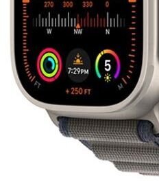 Apple Watch Ultra 2 GPS , 49mm , titánové puzdro  s alpinským remienkom modrá - L 8
