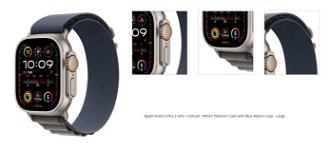 Apple Watch Ultra 2 GPS , 49mm , titánové puzdro  s alpinským remienkom modrá - L 1