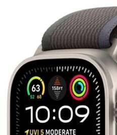 Apple Watch Ultra 2 GPS , 49mm , titánové puzdro  s trailovým remienkom modrá/čierna - M/L 6