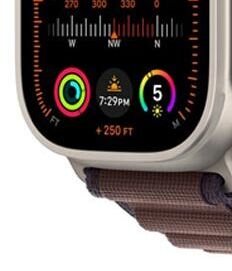 Apple Watch Ultra 2 GPS , 49mm , titánové puzdro  s alpinským remienkom indigová - L 8