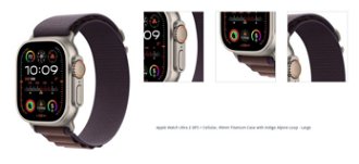 Apple Watch Ultra 2 GPS , 49mm , titánové puzdro  s alpinským remienkom indigová - L 1