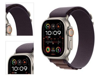 Apple Watch Ultra 2 GPS , 49mm , titánové puzdro  s alpinským remienkom indigová - L 4