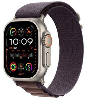 Apple Watch Ultra 2 GPS , 49mm , titánové puzdro  s alpinským remienkom indigová - L 2