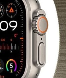 Apple Watch Ultra 2 GPS , 49mm , titánové puzdro  s alpinským remienkom olivová - L 5